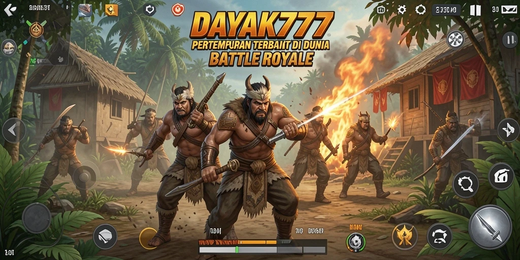 Gameplay seru pertempuran di DAYAK777 dengan grafis menakjubkan.