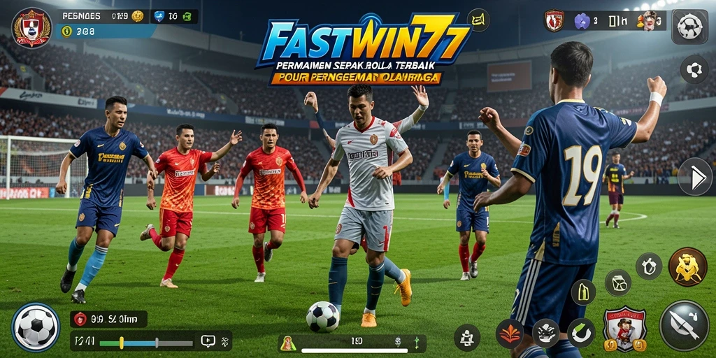 Tampilan utama gameplay FASTWIN77, menampilkan aksi seru di lapangan.