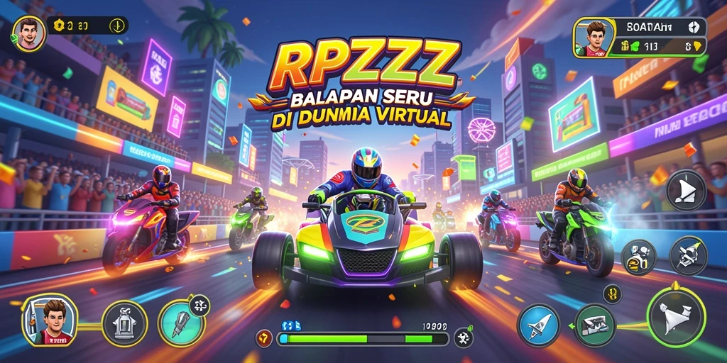 Tampilan menarik dari gameplay RPZZZ yang mendebarkan.