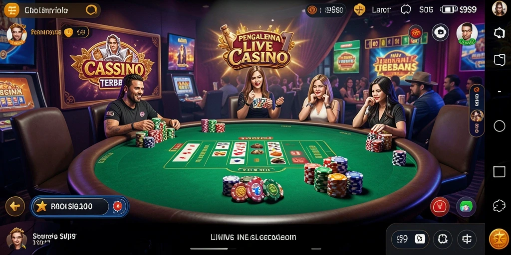 Tampilan gameplay Live Casino yang menarik dan interaktif di S9S9.